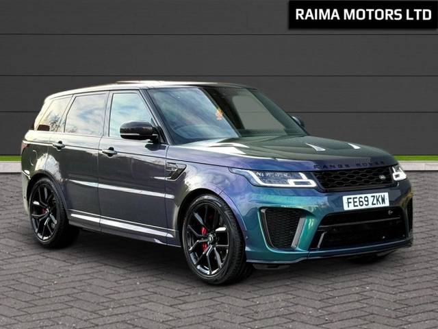 Land Rover Range Rover Sport 5.0 P575 V8 SVR Auto 4WD Euro 6 (s/s) 5dr SUV Petrol Blue