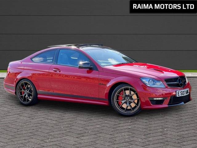 Mercedes-Benz C Class 6.3 C63 V8 AMG Edition 507 MCT 2dr Coupe Petrol Red