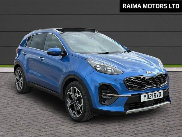 Kia Sportage 1.6 CRDi MHEV GT-Line S DCT AWD Euro 6 (s/s) 5dr SUV Hybrid Blue