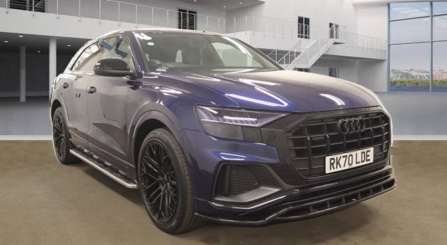 Audi Q8 3.0 TDI V6 50 Edition 1 Tiptronic quattro Euro 6 (s/s) 5dr SUV Diesel Blue